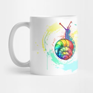 Rainbow Snail Mug